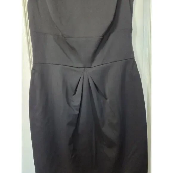 Brooks Brothers Loro Piana Italy Black Wool Sleeveless Classic Dress, Size 10 - Picture 8 of 15